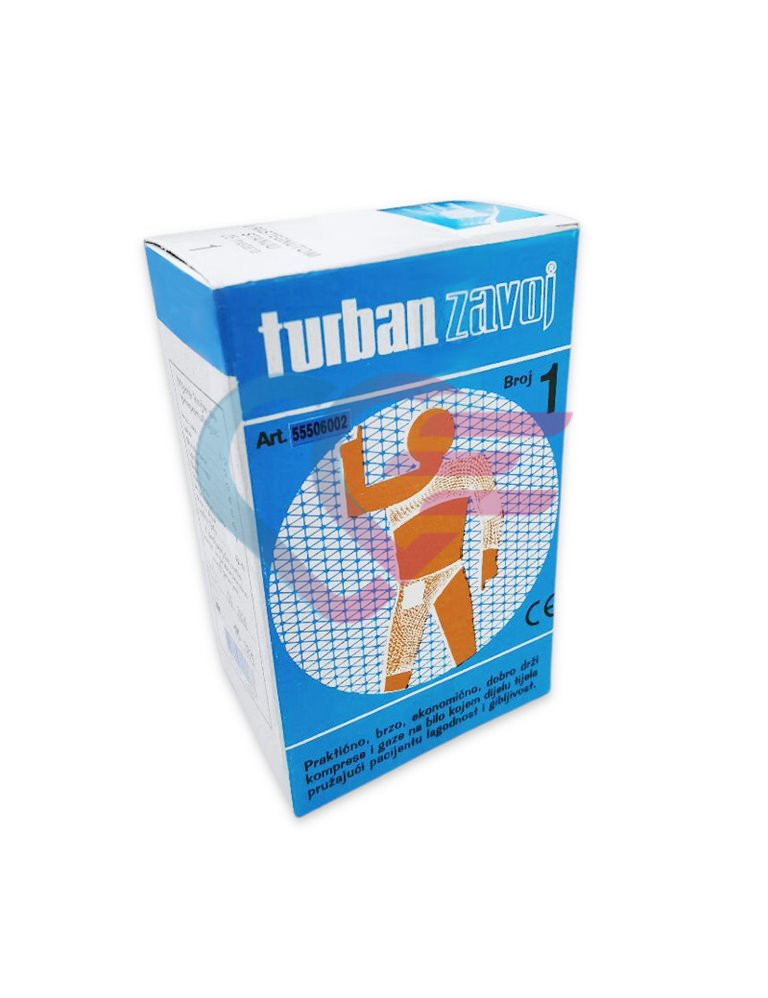 Turban mrežica elastična br 1, 25 m