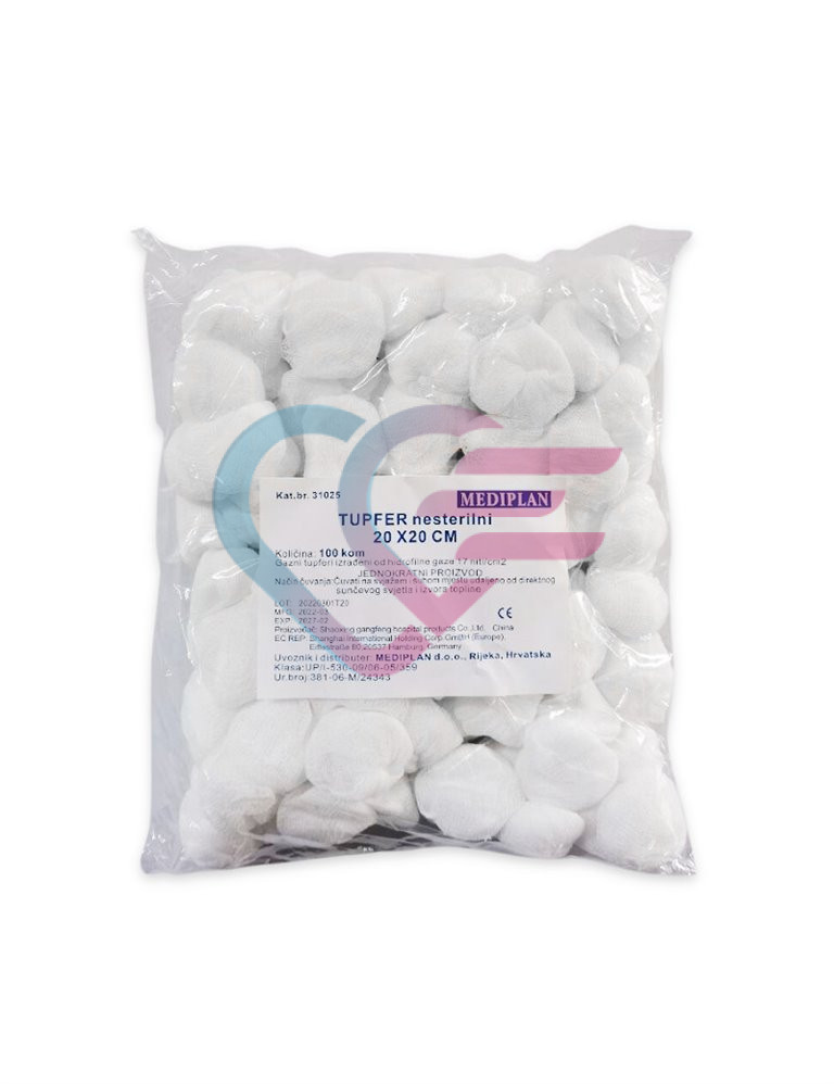 Kompresa tampon okrugli broj 3, 20 x 20