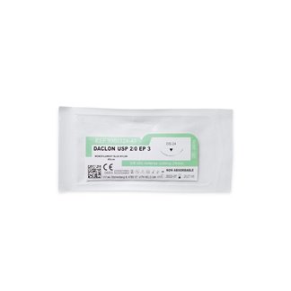 Konac kirurški Daclon Nylon monofil 45 usp 2/0 igla 3/8 cir. cut 24 mm