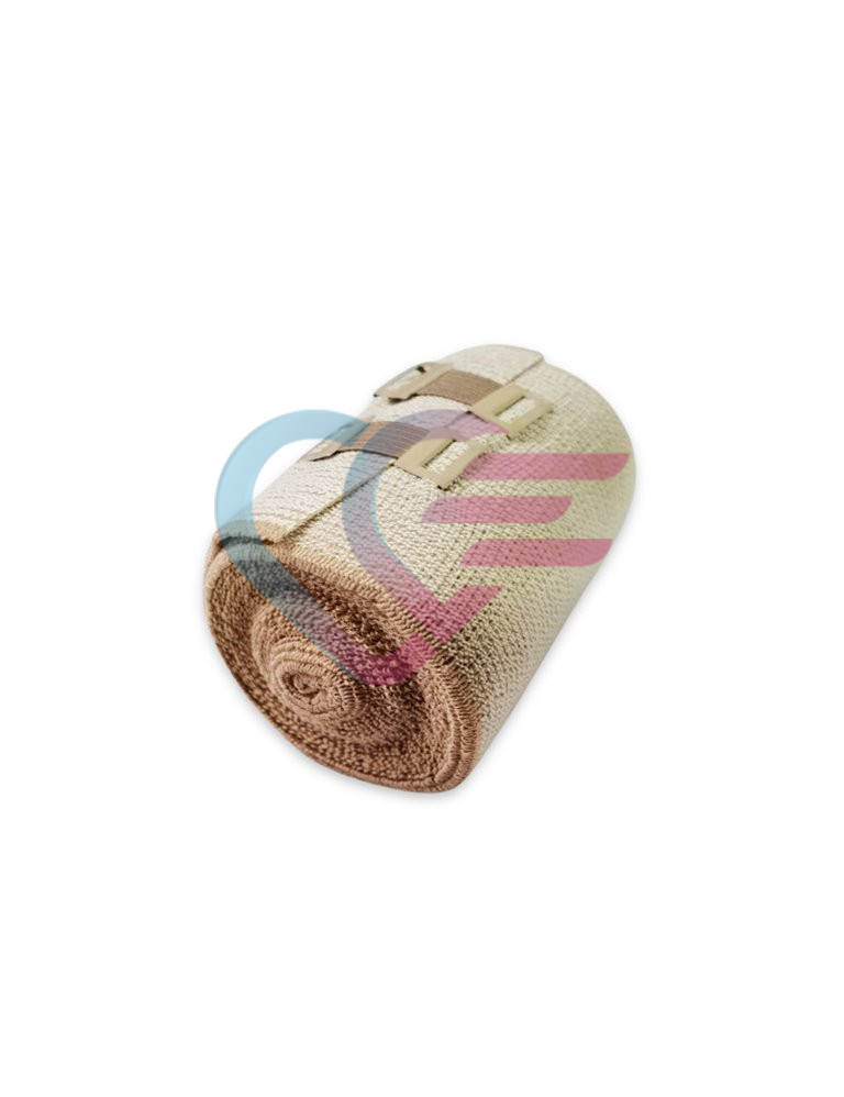 Zavoj elastični tkani Vivaflex 8 cm x 5 m, smeđi
