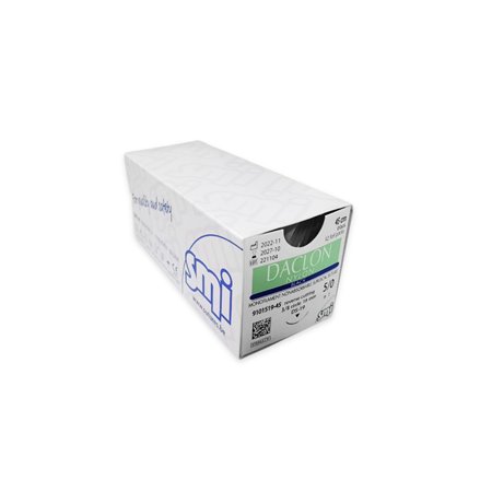 Kirurški konac Daclon nylon monofil 75 cm, EP 1, USP 5/0, igla 3/8, cir. cut 19 mm/45 cm