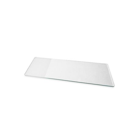 Staklo predmetno 26 x 76 mm, matirano, brušeno