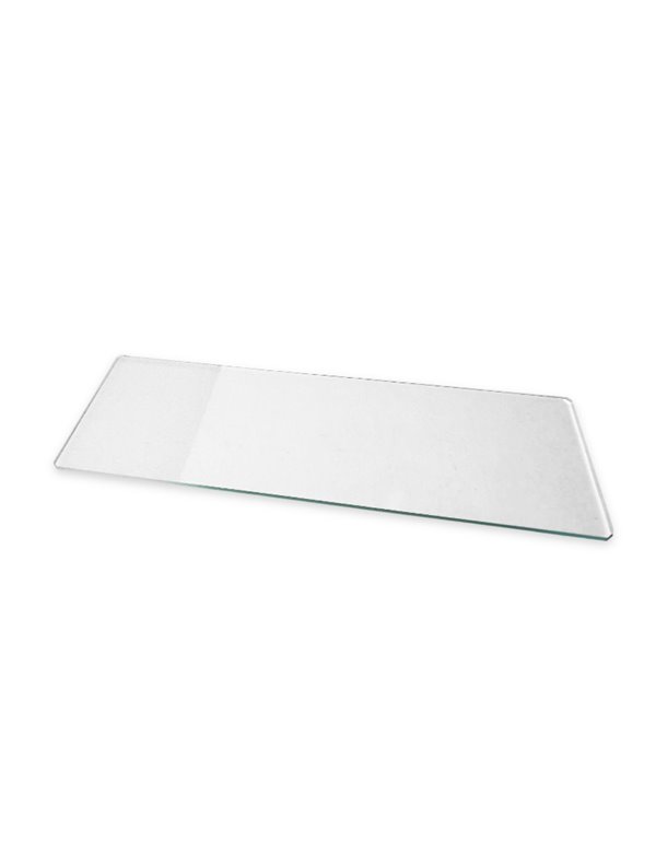 Staklo predmetno 26 x 76 mm, matirano, brušeno