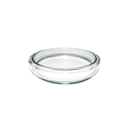 Staklena petrijeva zdjelica s poklupcem bez pregrada, 80 x 15 mm, ISO
