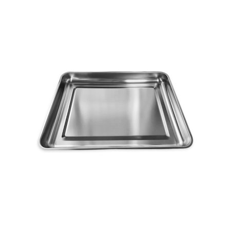 taca za instrumente i lijekove 400x300x40 mm, inox