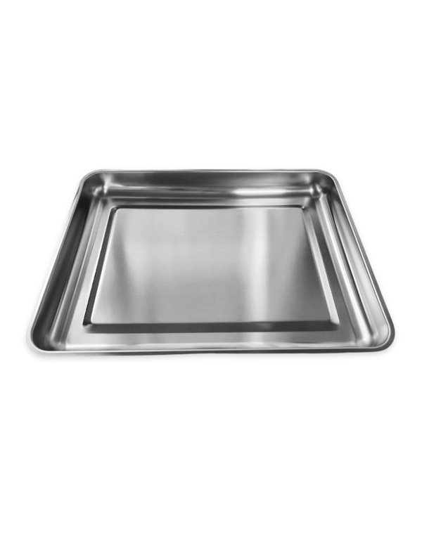 taca za instrumente i lijekove 400x300x40 mm, inox