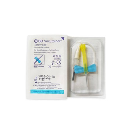Vacutainer sist BD safety lok, 0,6x19x178, 23 g