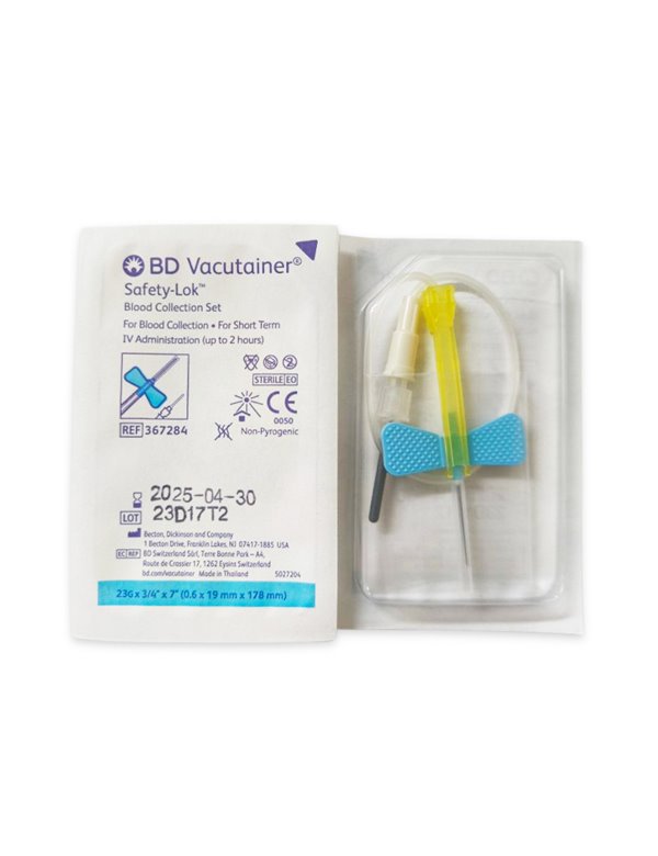 Vacutainer sist BD safety lok, 0,6x19x178, 23 g