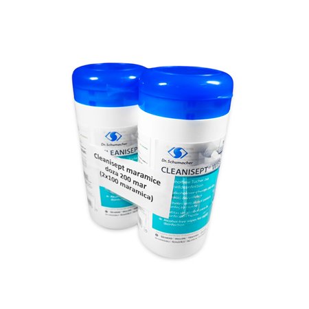 Maramice  cleanisept wipes 2 x 100 kom
