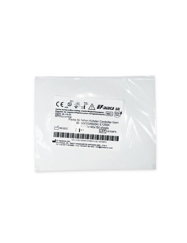 PAPIR EKG ZA NIHON KOHDEN 9620/ECG-1150/ECG-2150 (RQS63-3)/KENZ 305, mm 63x30 m, EFM