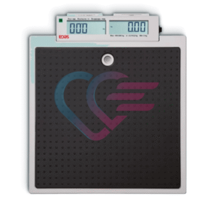 Podna digitalna vaga do 200 kg s duplim zaslonom