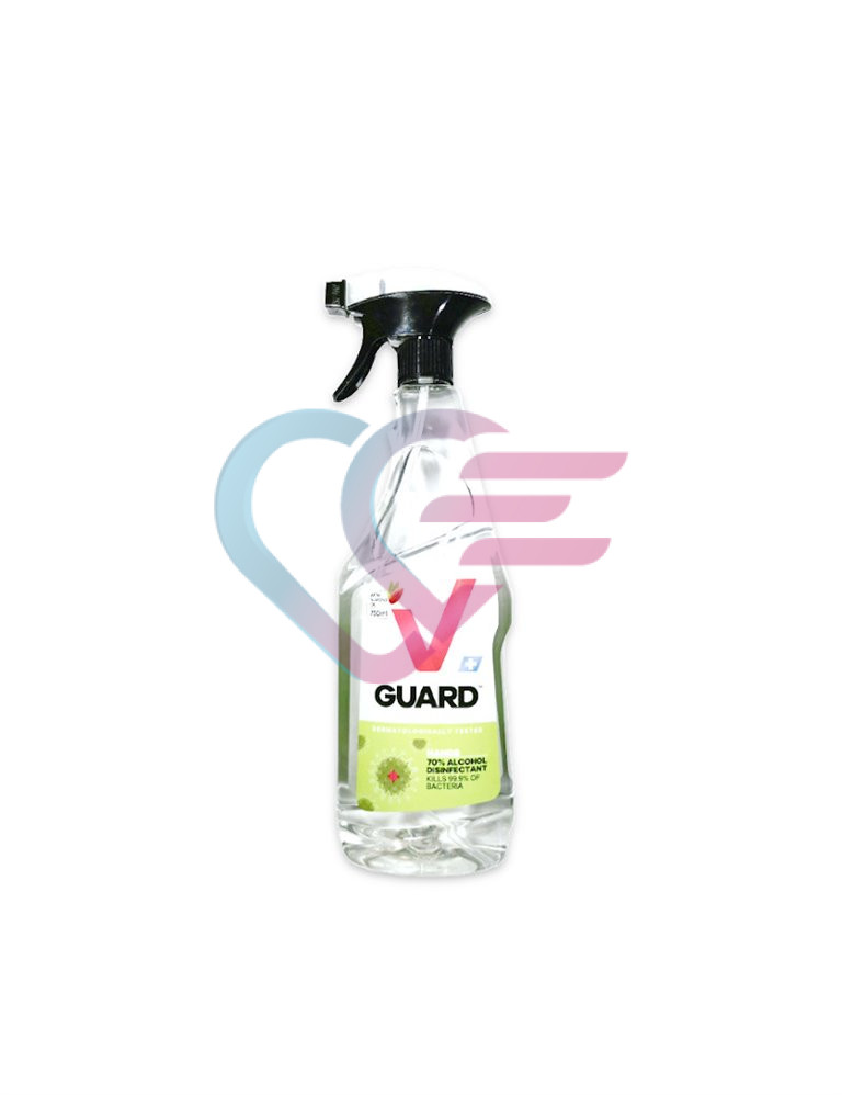 Dezinficijens za ruke V guard, s raspršivačem, 750 ml
