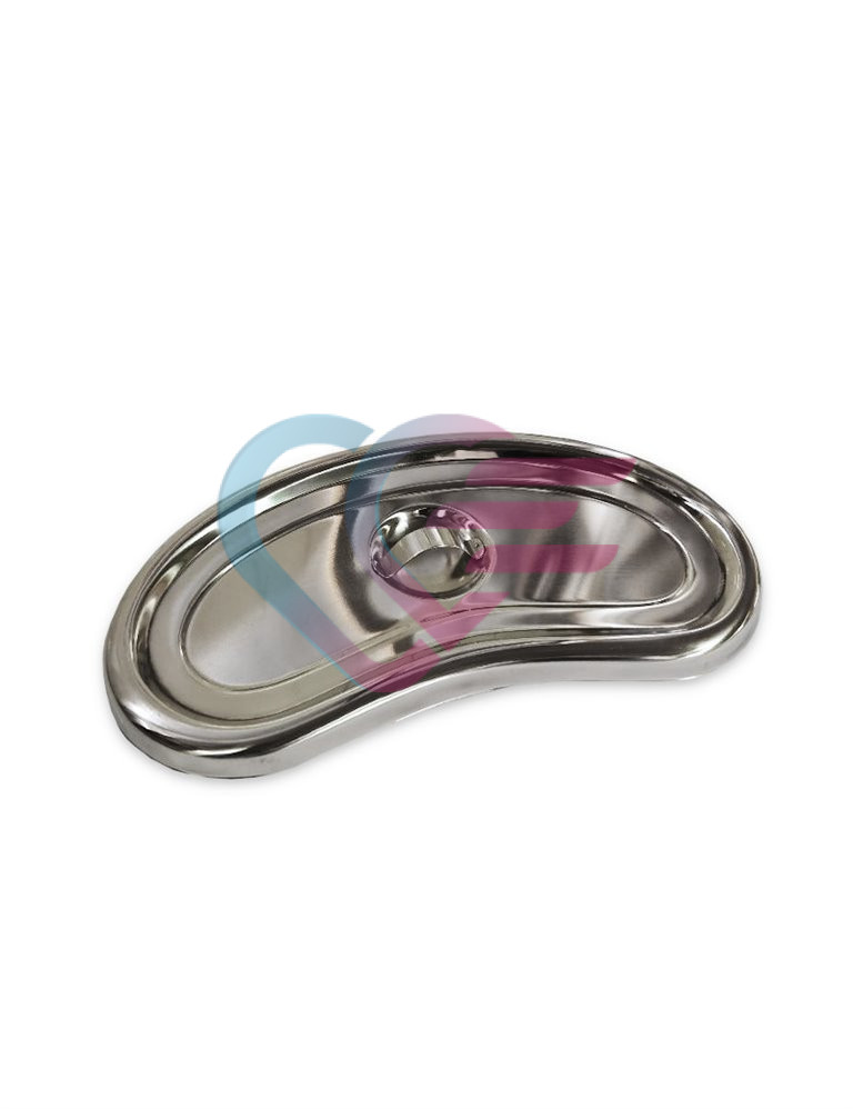 Bubrežasta zdjelica inox, 247x122x43 mm, s poklopcem