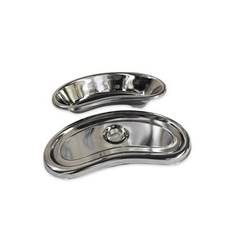 Bubrežasta zdjelica inox, 247x122x43 mm, s poklopcem