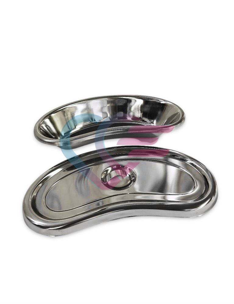 Bubrežasta zdjelica inox, 247x122x43 mm, s poklopcem