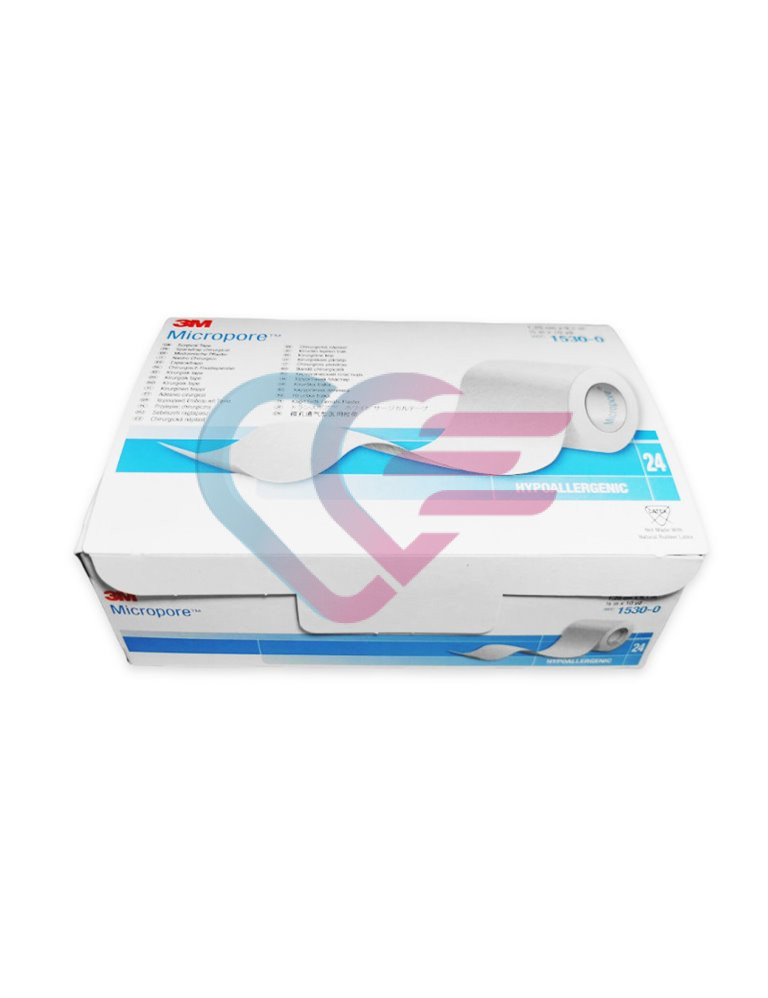 Flaster Micropore 1,25 x 9,1 m, bez dispenzera, 3M