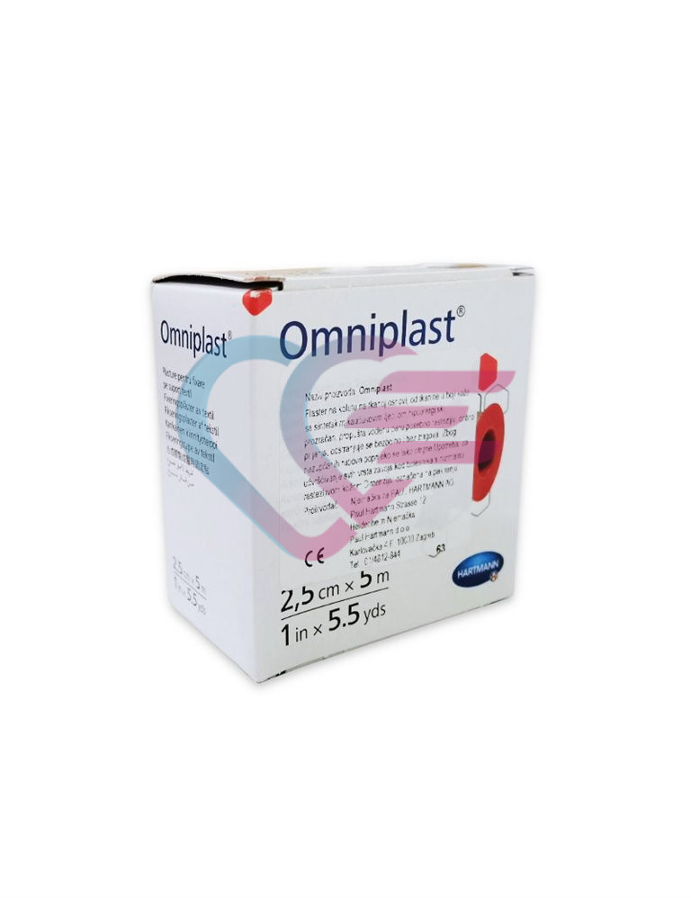 Flaster omniplast 2,5 cm x 5 m
