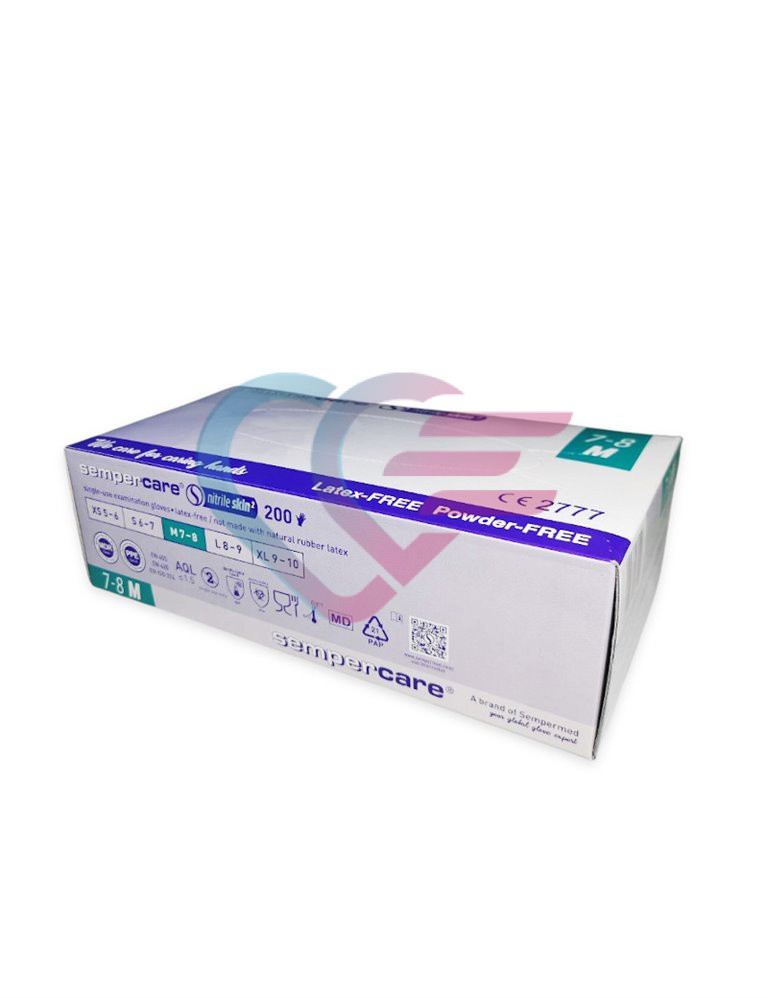 Rukavice nitrilne Sempercare nitril skin2, veličina M