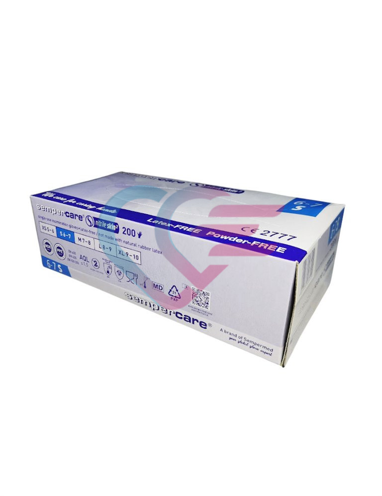 Rukavice nitrilne Sempercare nitril skin2, veličina S