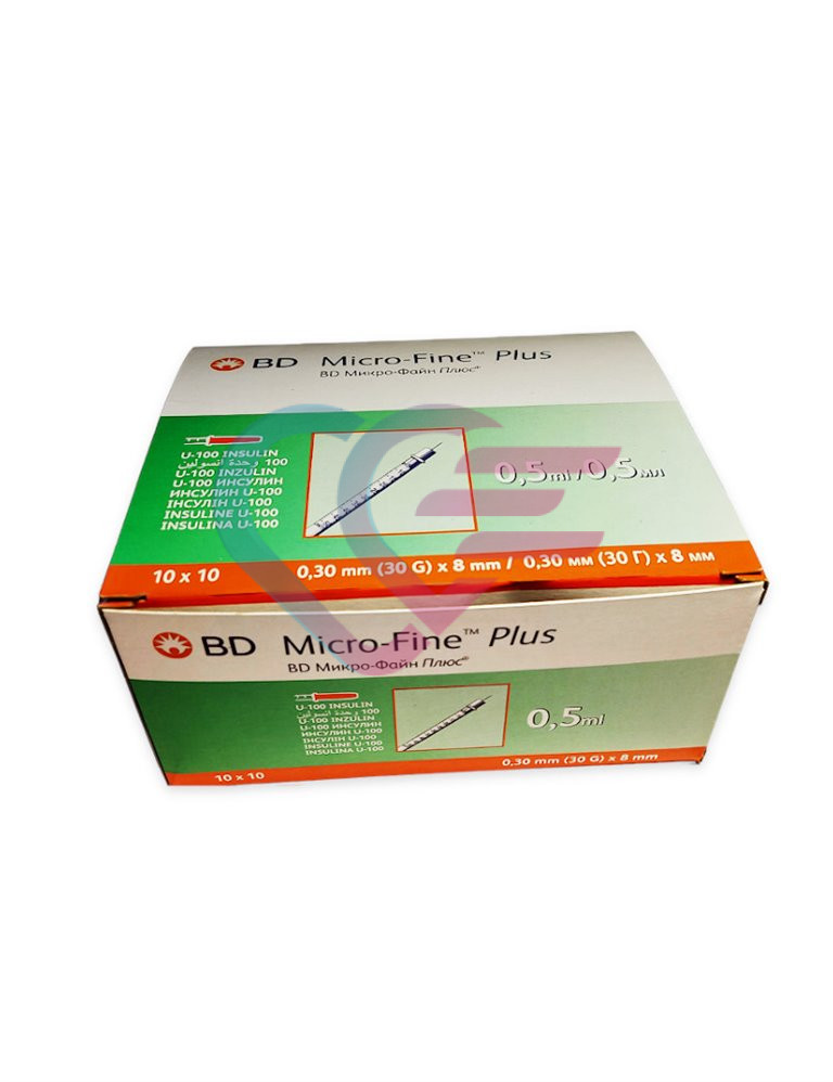 Šprica inzulinska BD, micro fine plus 0,5 ml, 30 g