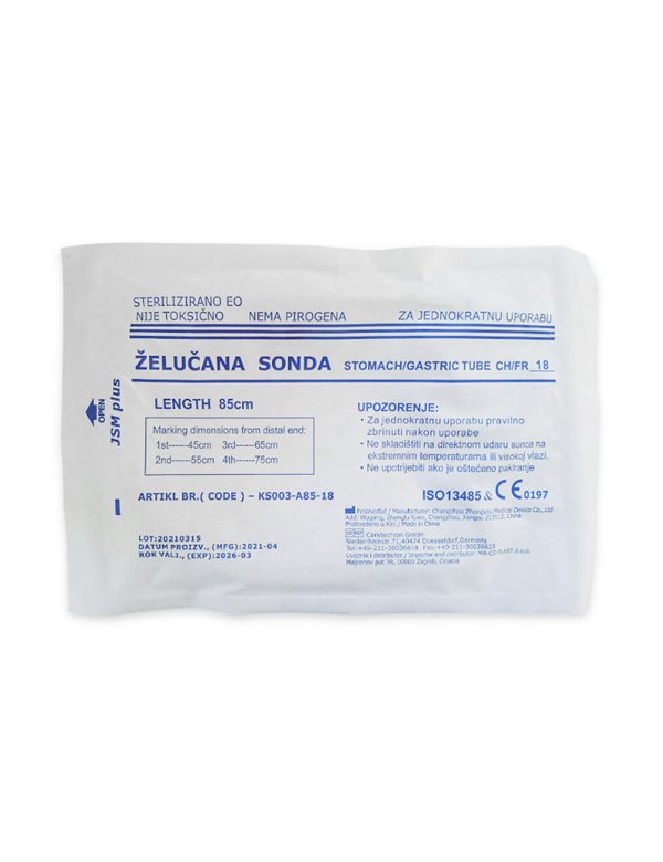 Želučana sonda, CH 18