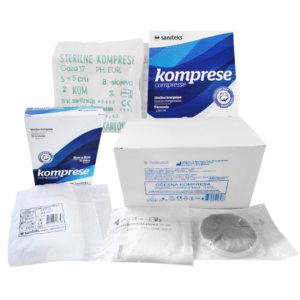 Sterilne pamučne komprese