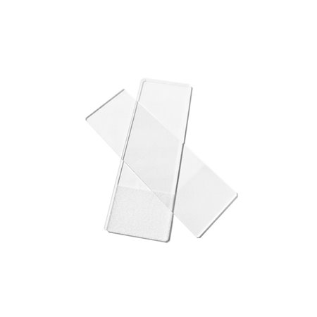 Predmetno staklo 26x76 mm, matirano, brušeno