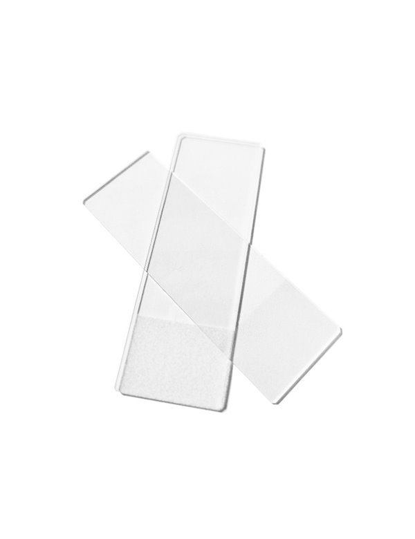 Predmetno staklo 26x76 mm, matirano, brušeno