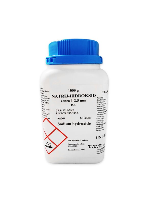 Natrijev hidroksid 1000g